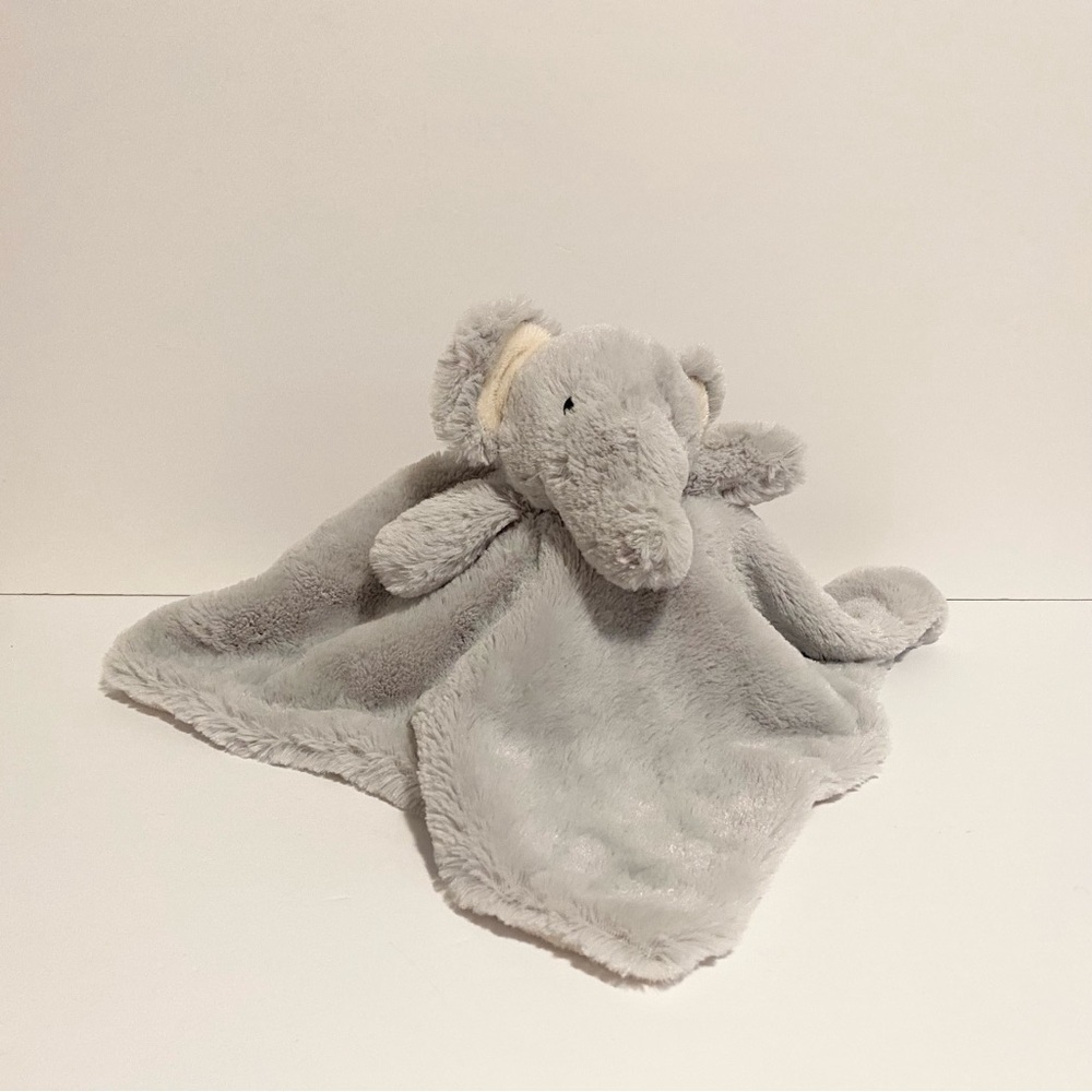 Linzy Elephant Baby Lovey Gray Plush Cuddle Toy Stuffed Animal Linsy Lovie